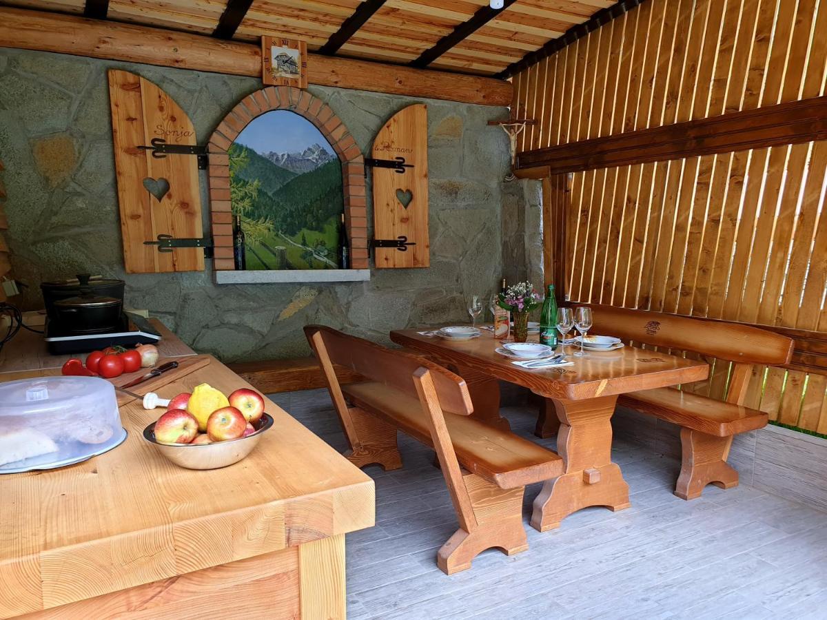 Apartment And Garden House Among The Mountains Podbrdo Exteriér fotografie